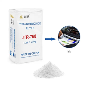 Poudre de dioxyde de titane blanc à faible viscosité pour l'impression encre
