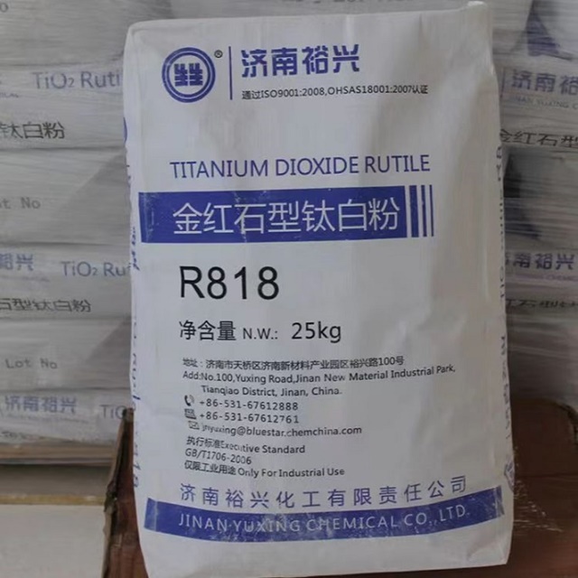 Titanium Dioxide Rutile Tio2 R-818 bằng quy tr&igrave;nh clorua phủ bề mặt hữu cơ đặc biệt l&ecirc;n nhựa PVC v&agrave; cao su