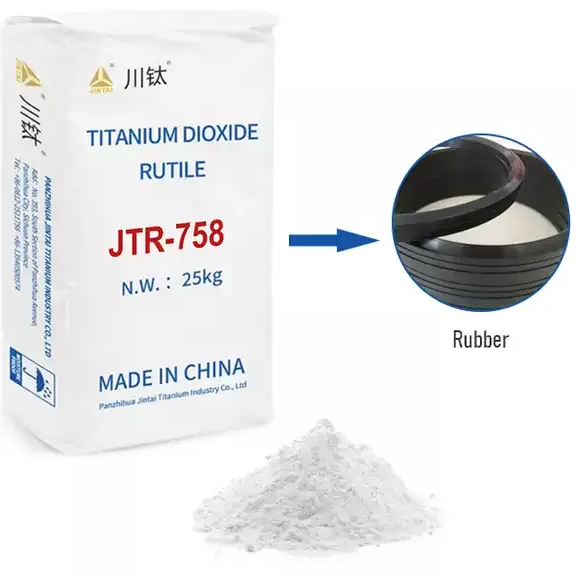 Rutil Kuasa Bersembunyi Tahan Cuaca Tinggi Rutil Titanium Dioksida untuk Getah
