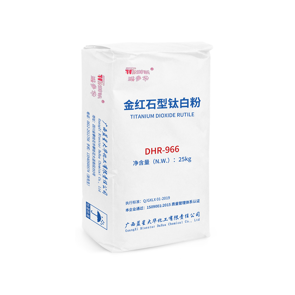 Salutan plastik Blue Star Dahua R966 yang meliputi titanium dioksida jenis rutil 966