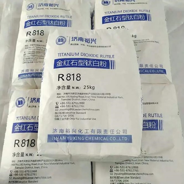 Titanium Dioxide Rutile Tio2 R-818 bằng quy tr&igrave;nh clorua phủ bề mặt hữu cơ đặc biệt l&ecirc;n nhựa PVC v&agrave; cao su